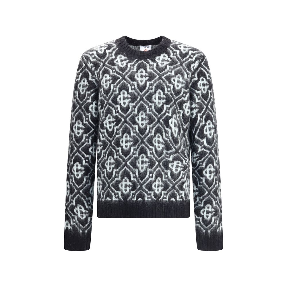 Pull ras du cou monogramme Casablanca