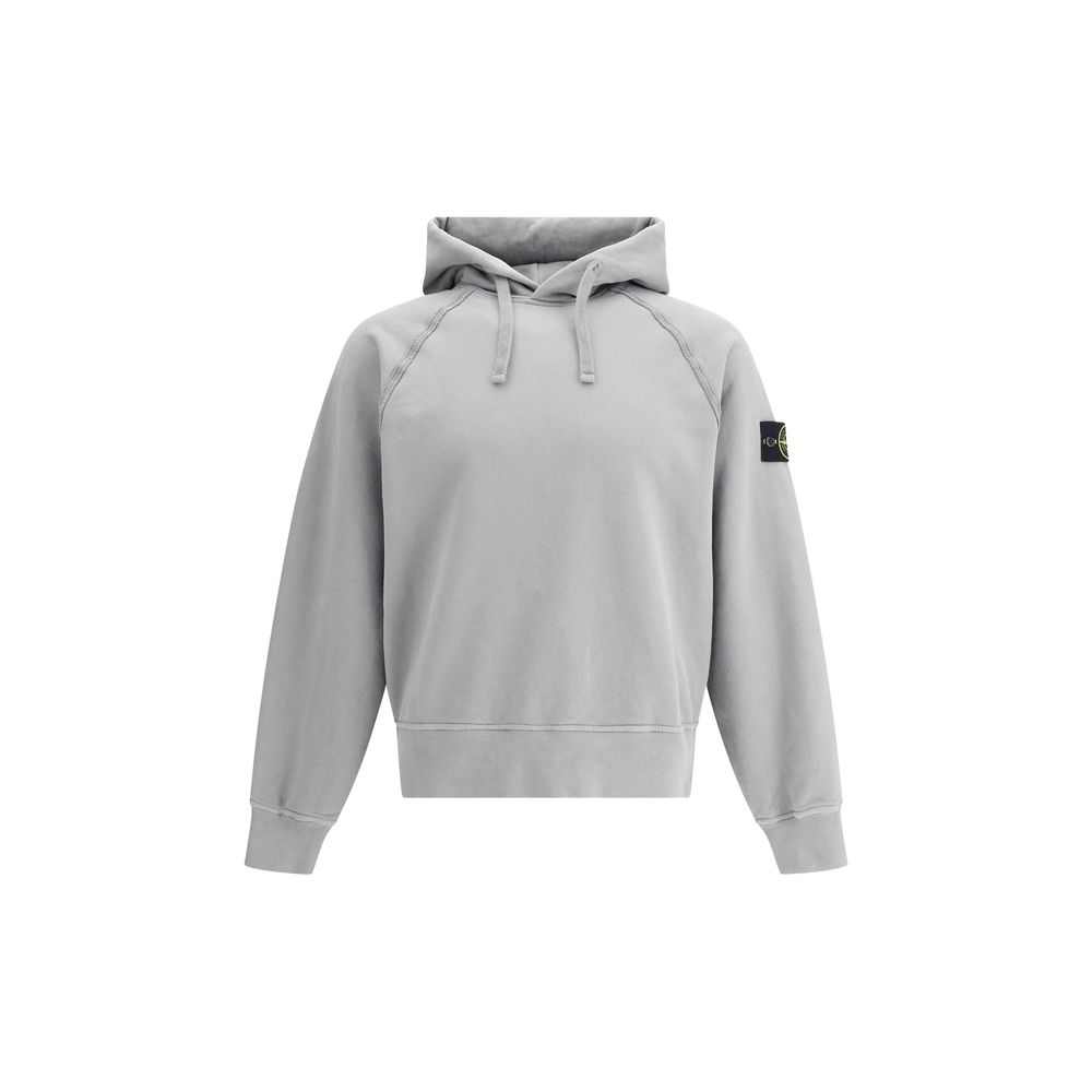 Sweat à capuche en coton Stone Island