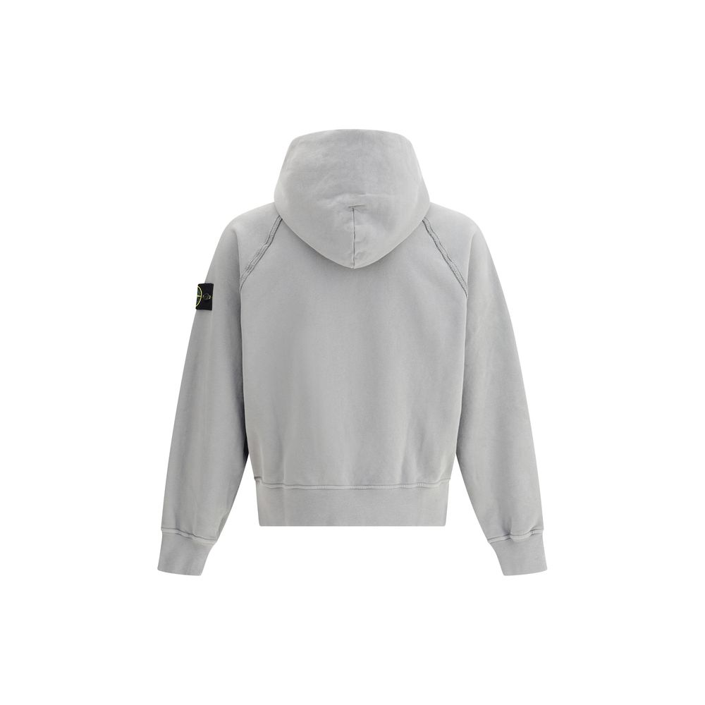 Sweat à capuche en coton Stone Island