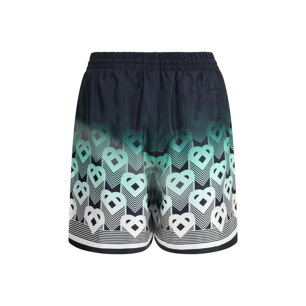 Short Casablanca à monogramme dégradé