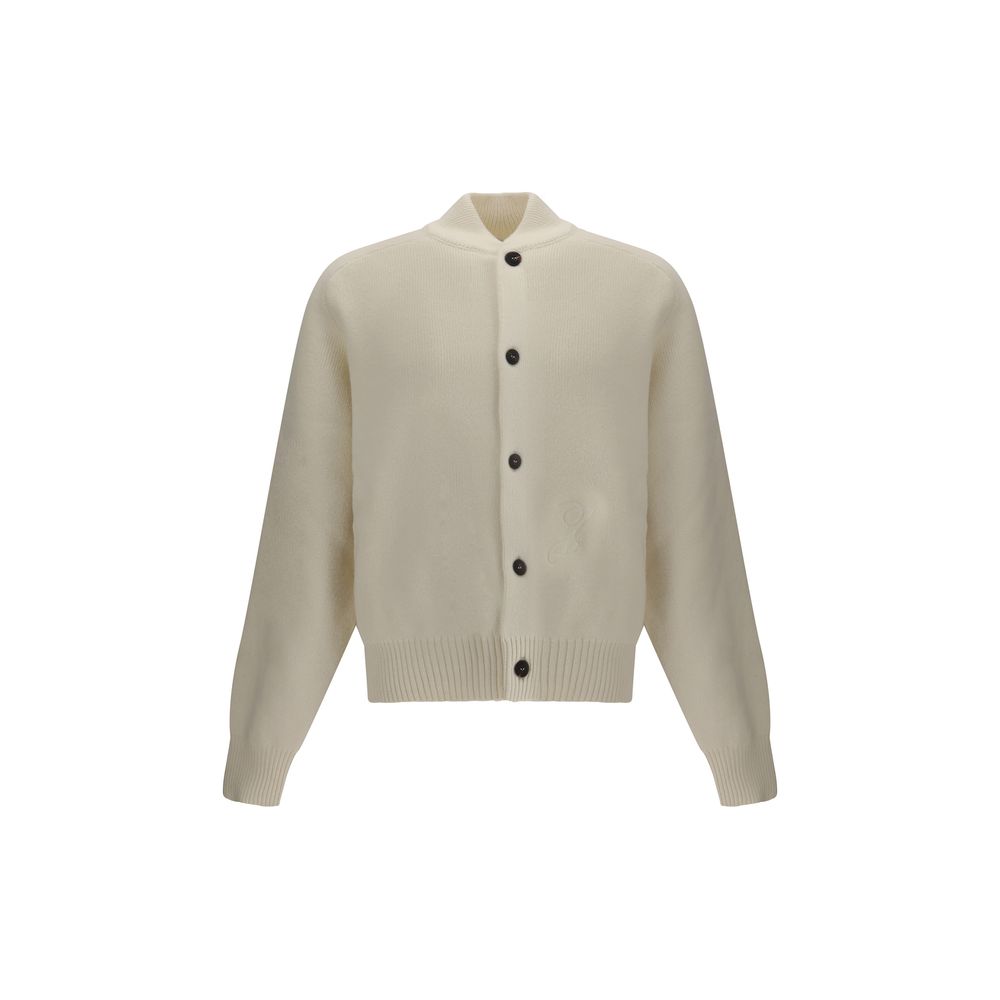 Cardigan en laine vierge brodé Jacquemus
