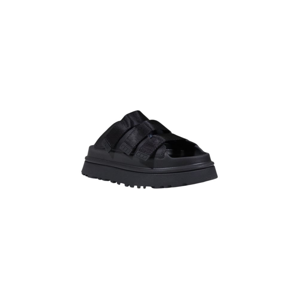 UGG Plateforme en cuir artificiel noir