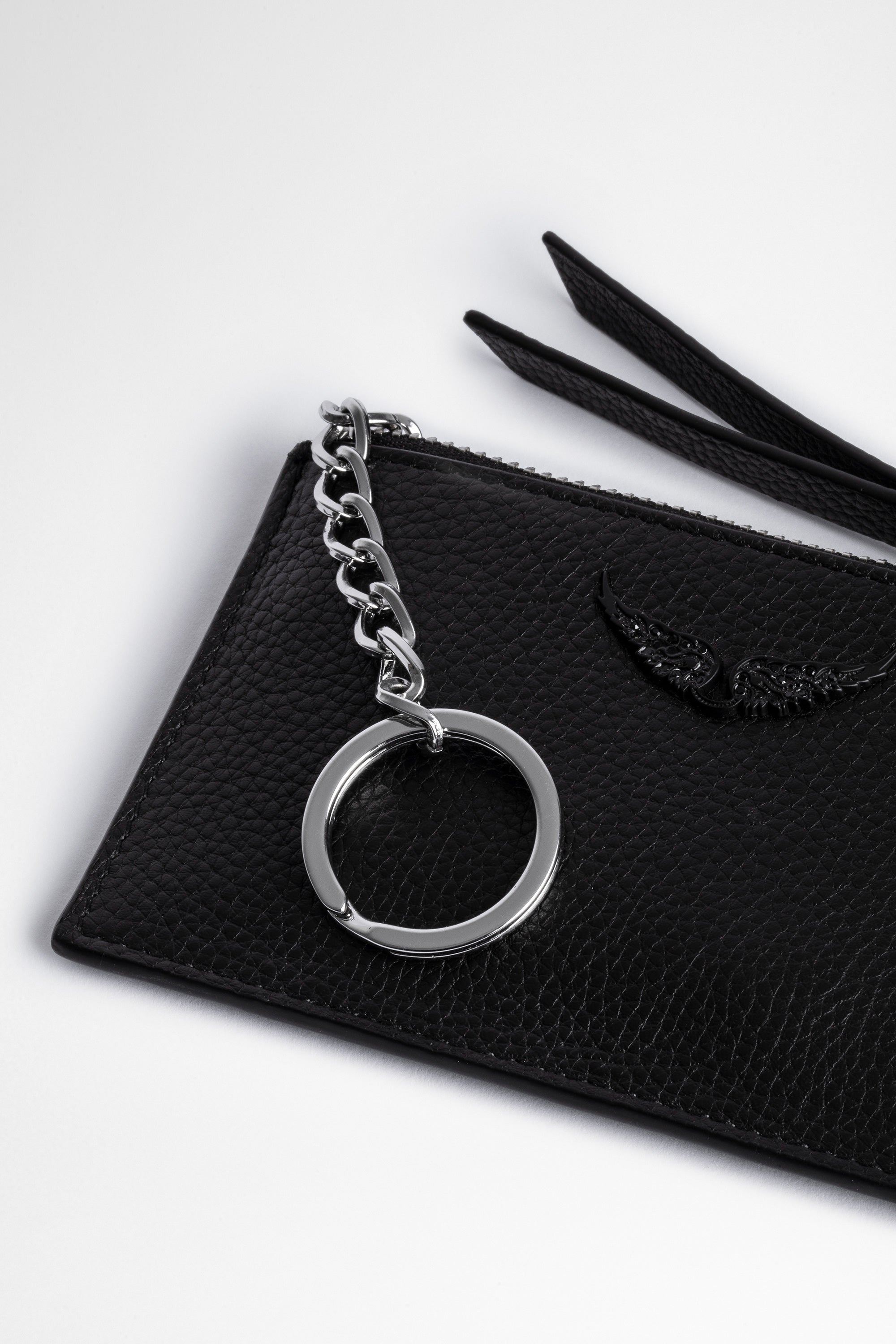 KEY POUCH GRAINED LEATHER - ZADIG & VOLTAIRE