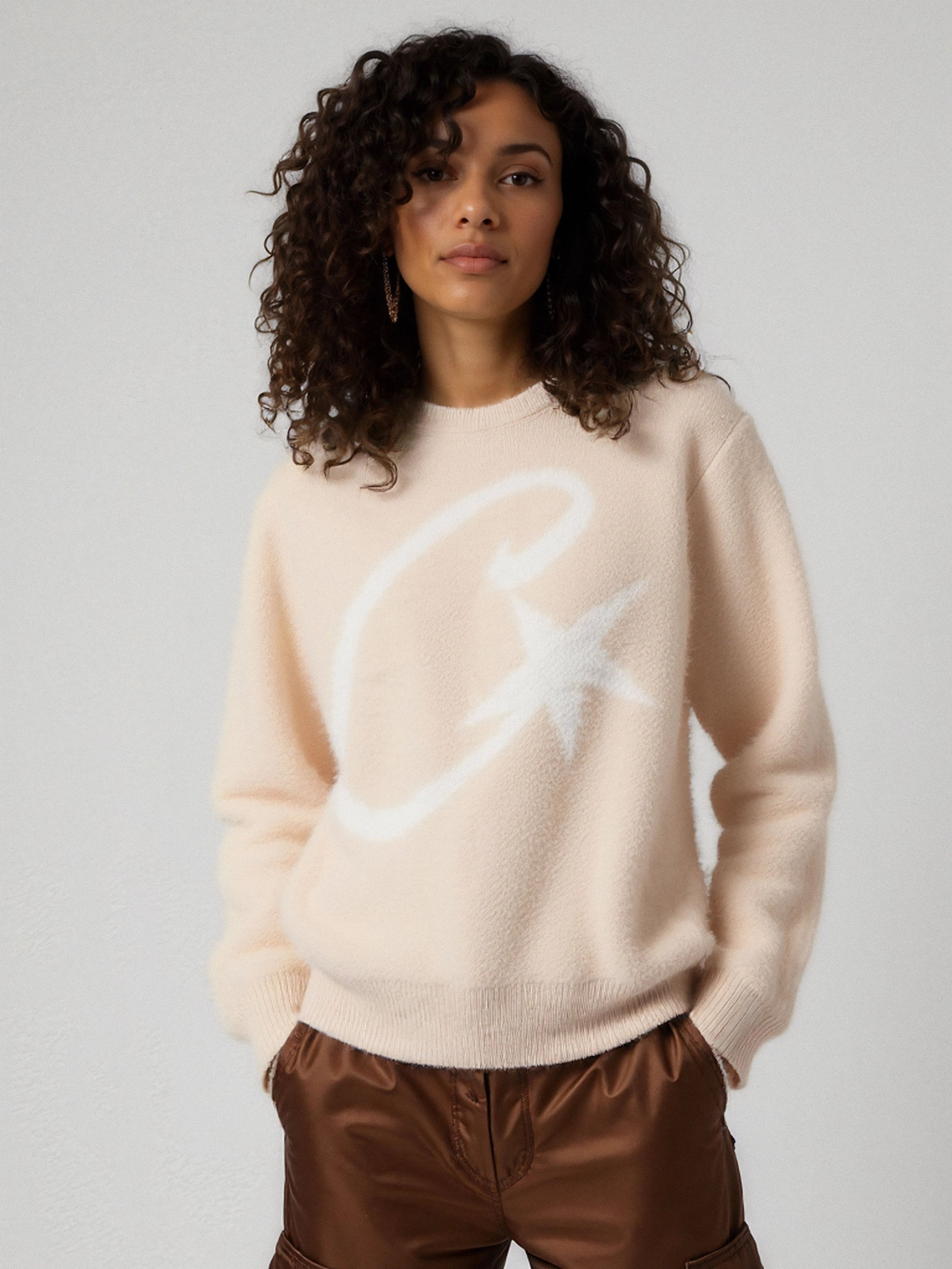 C Star Mohair Knit Sweater - CORTEIZ C Star Mohair Knit Sweater - CORTEIZ