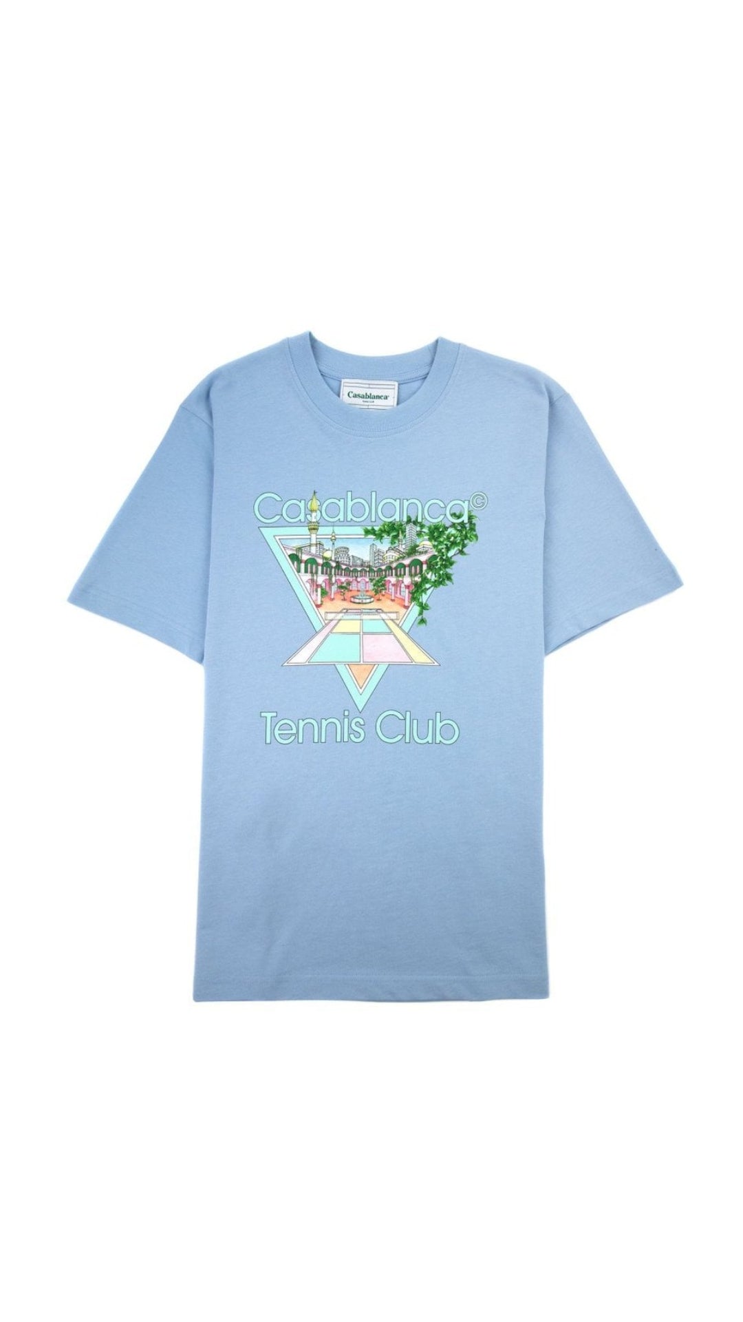 TENNIS CLUB PALE BLUE ICON - CASABLANCA
